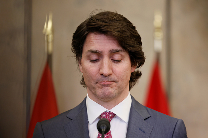 加拿大总理特鲁多。澎湃影像 图
