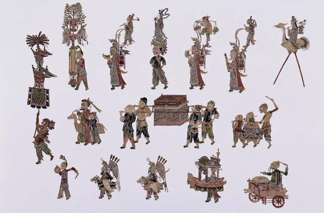 社火 佚名 皮影 150×220cm  民国 山西 中国美术馆藏
