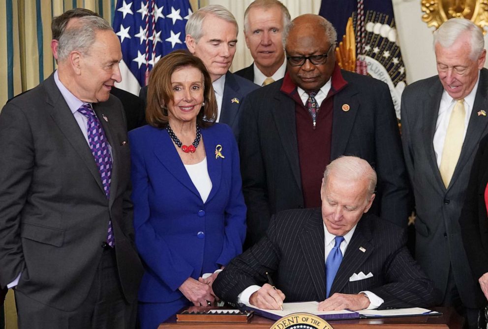 PHOTO: President Joe Biden signs H.R. 3076, the 