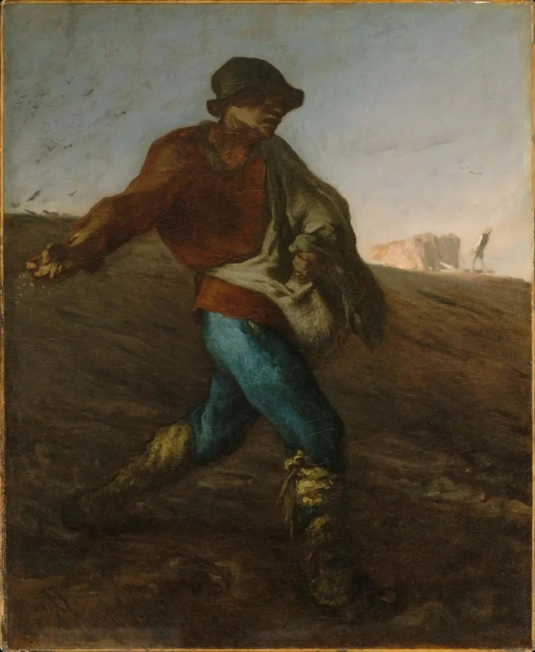 《播种者》，让-弗朗索瓦·米勒，1850年，布面油画