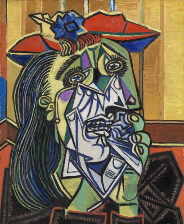 《哭泣的女人》，1937   （伦敦泰特美术馆藏）