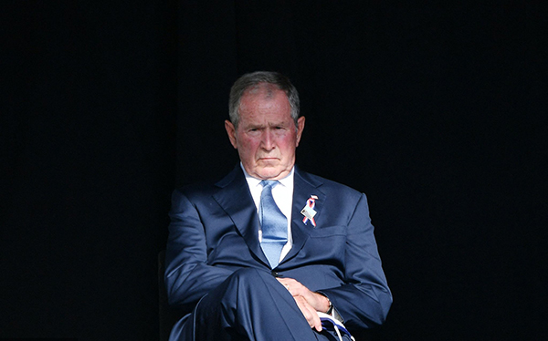 美国前总统小布什。人民视觉  资料图
