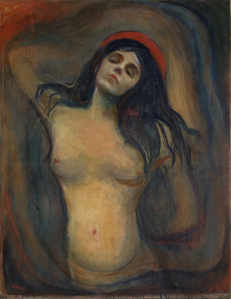爱德华·蒙克 《麦当娜》1894—1895