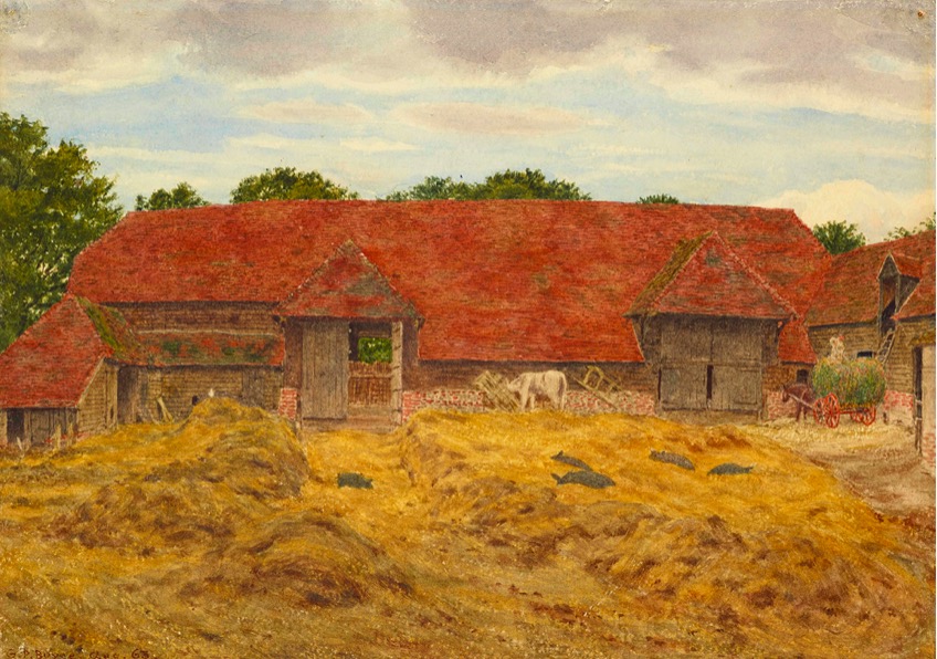 乔治·博伊斯（1826-1897），《老谷仓》
