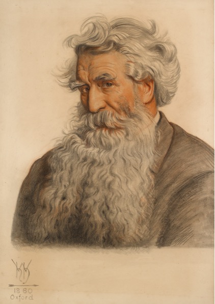 霍尔曼·亨特（1827-1910），《托马斯·库姆肖像》