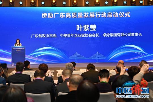 图为中美青年企业家协会会长、卓势集团有限公司董事长叶紫莹 陈楚红 摄 图为中美青年企业家协会会长、卓势集团有限公司董事长叶紫莹 陈楚红 摄