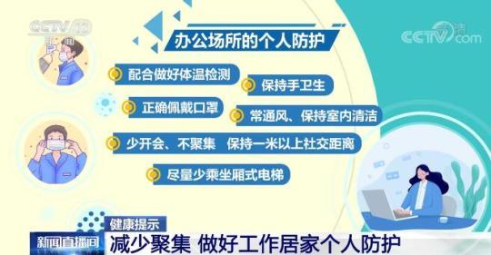 【健康提示】减少聚集 做好工作居家个人防护